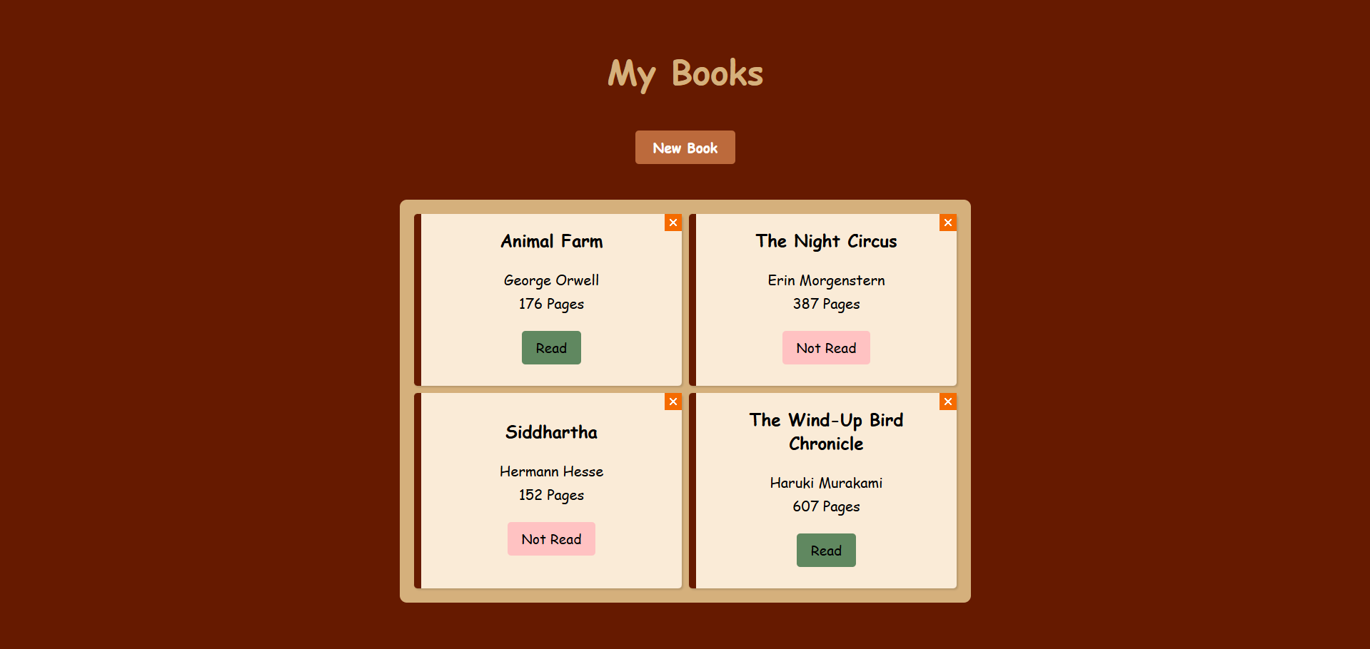 Library app project